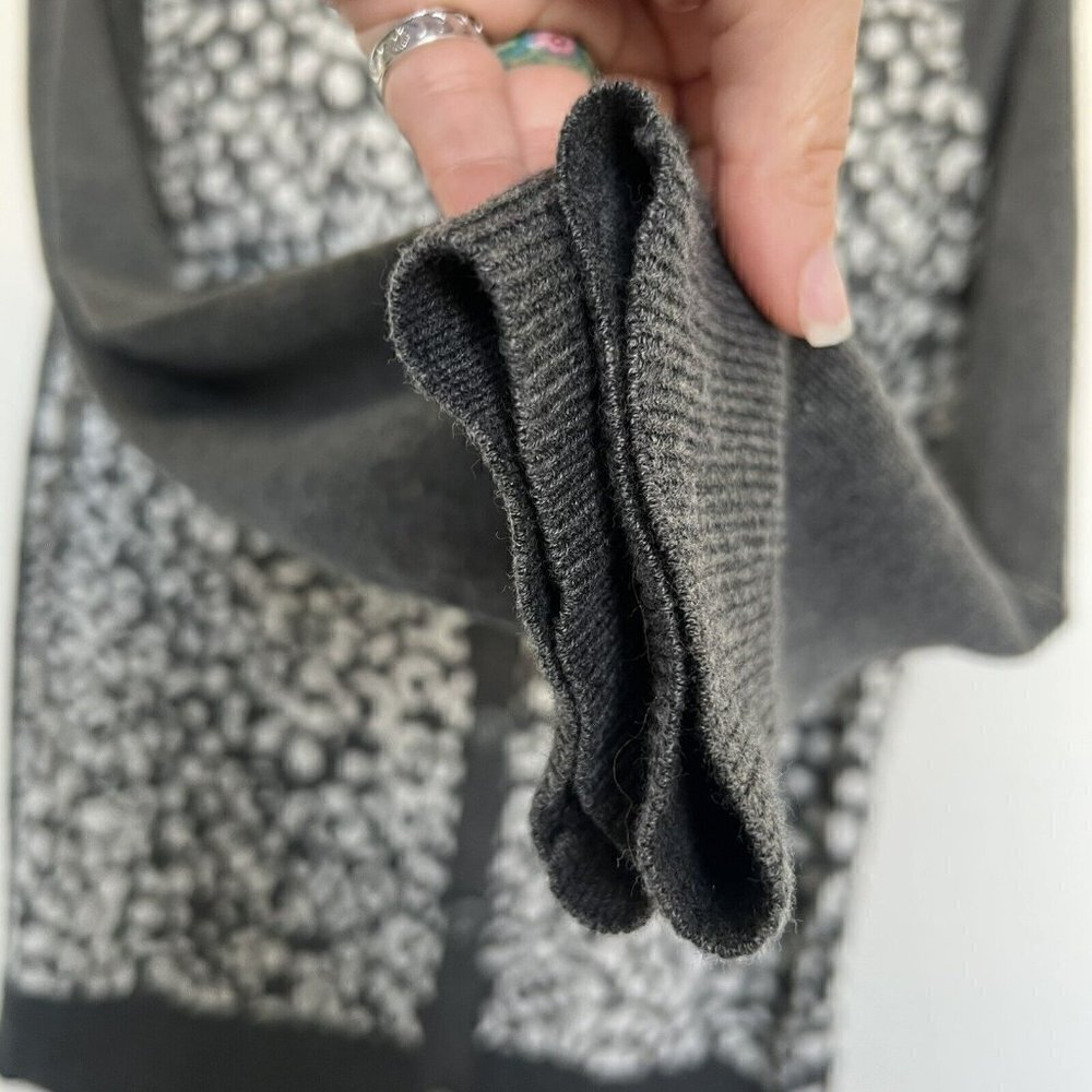 Office buttons Cardigan Sweater dark gray MEDIUM - Picture 9 of 15
